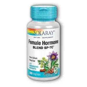 Solaray Female Hormone Blend SP-7C | W/ Black Cohosh Dong Quai Passion Flower 100 cap