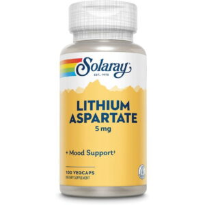Solaray Lithium Aspartate 5 mg 100 Veg Caps 100 Cap
