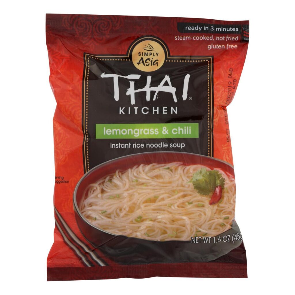 Thai Kitchen Gluten Free Lemongrass & Chili Instant Rice Noodle Soup 1. ...