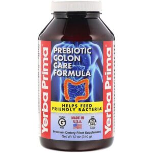 Yerba Prima Probiotic Fiber Colon Care 12 Oz