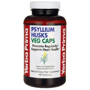 Yerba Prima Psyllium Husks 180 Veg Caps