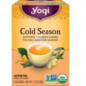 Yogi Cold Organic Cold Season Tea 16 ct