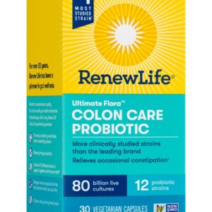 Renew Life Adult Probiotic - Ultimate Flora Colon Care Probiotic Supplement 30 cap