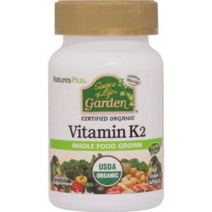 Nature's Plus Source of Life Garden Vitamin K2, 60 Vegetarian Capsules
