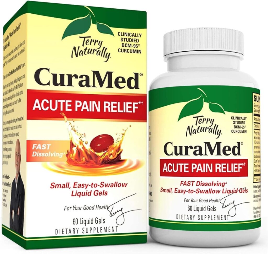 Terry Naturally CuraMed Acute Pain 60 SoftGel – Harvest Natural Foods