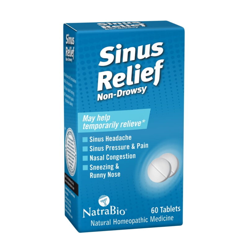 NatraBio SinusRelief Tablet 1 NatraBio Sinus Relief Tabs
