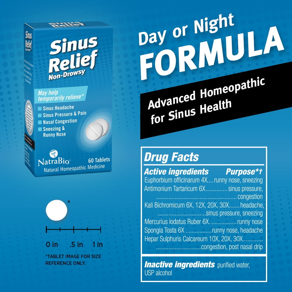 NatraBio SinusRelief Tablet 2 NatraBio SinusRelief Tablet - Image 2